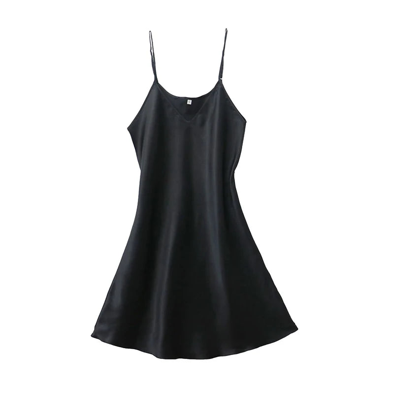 Satin-Look Slip Nightdress
