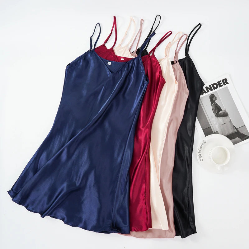 Satin-Look Slip Nightdress