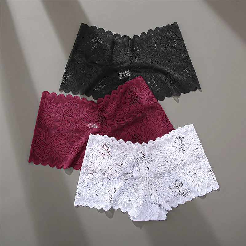 Seamless Lace Panty Set – 3 Pack