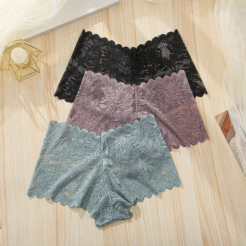Seamless Lace Panty Set – 3 Pack