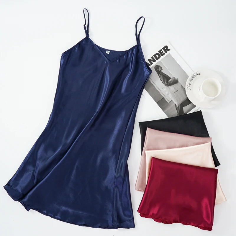 Satin-Look Slip Nightdress