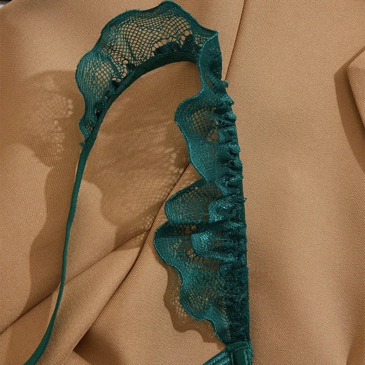 Floral Lace Two-Piece Lingerie Set