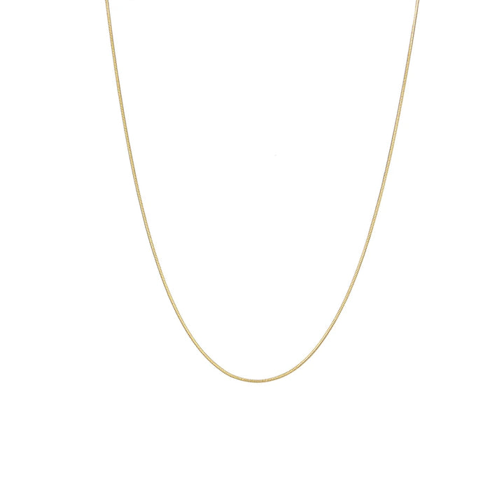 Gold-Tone Stainless Steel Chain Necklace